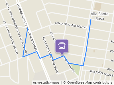 Mapa da parada