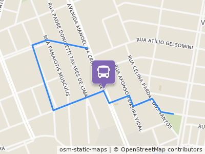Mapa da parada