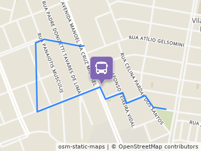Mapa da parada