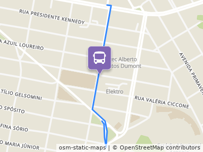 Mapa da parada