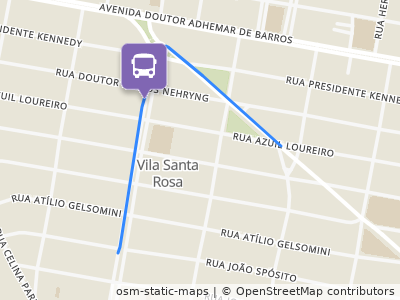 Mapa da parada