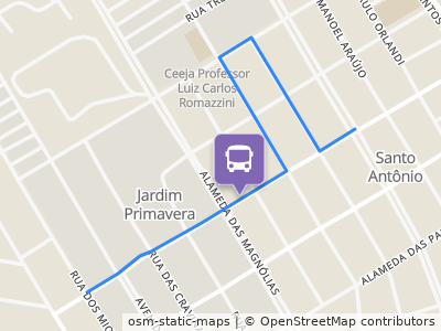 Mapa da parada