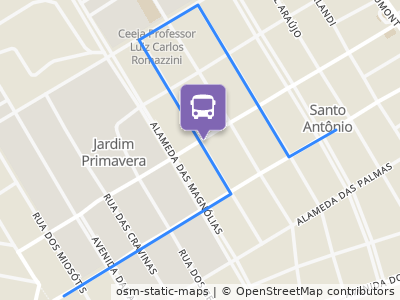 Mapa da parada
