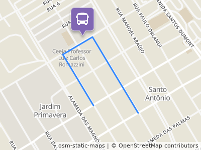 Mapa da parada