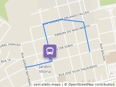Mapa da parada