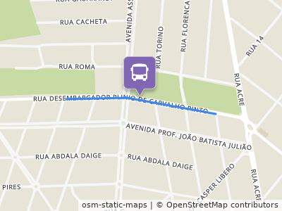Mapa da parada