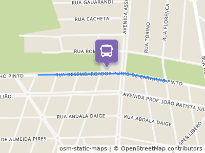 Mapa da parada