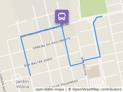 Mapa da parada