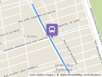 Mapa da parada