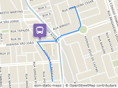 Mapa da parada