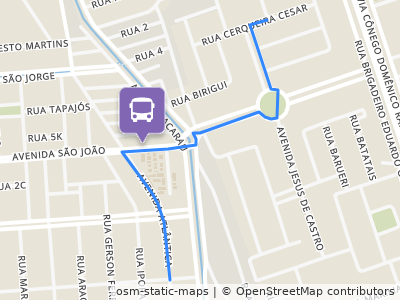 Mapa da parada