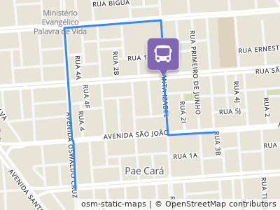 Mapa da parada