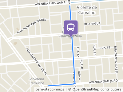 Mapa da parada