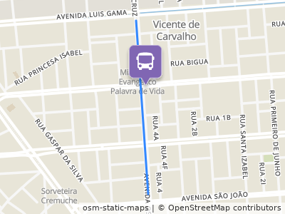 Mapa da parada