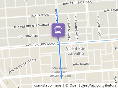 Mapa da parada