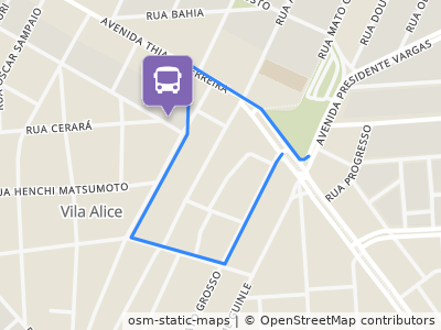 Mapa da parada