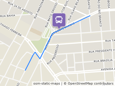 Mapa da parada