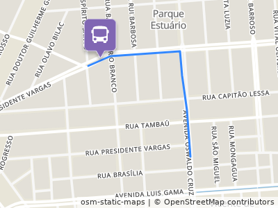 Mapa da parada