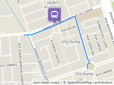 Mapa da parada