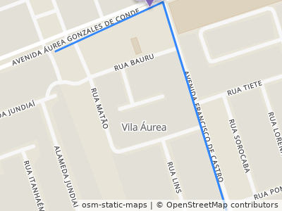 Mapa da parada