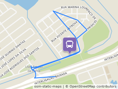 Mapa da parada