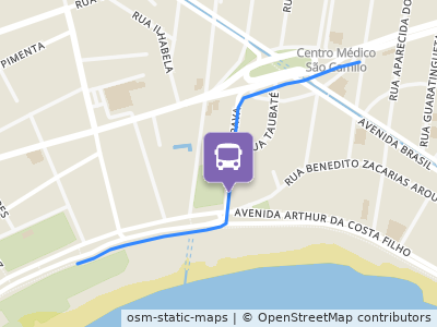 Mapa da parada