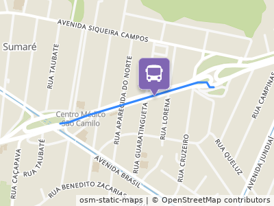 Mapa da parada