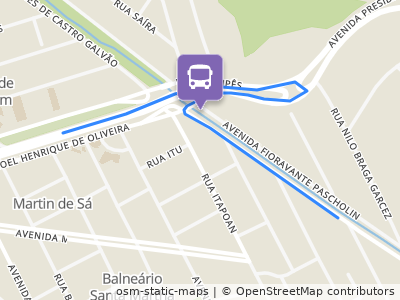 Mapa da parada