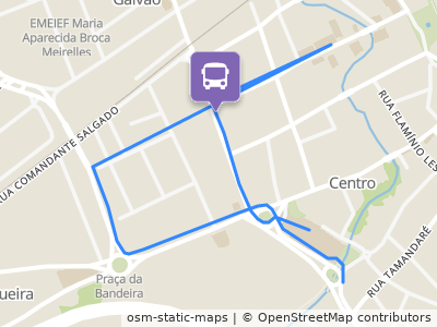 Mapa da parada