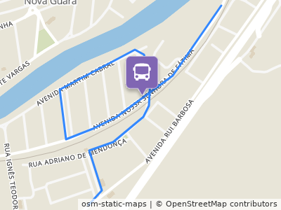 Mapa da parada
