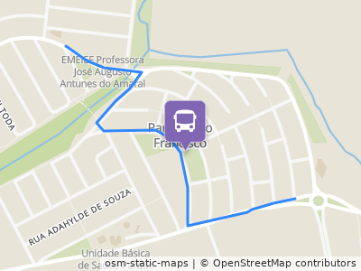 Mapa da parada