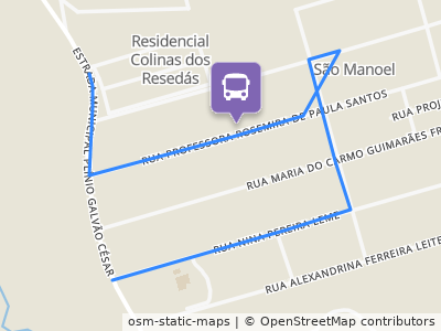 Mapa da parada