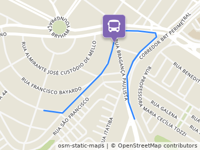 Mapa da parada