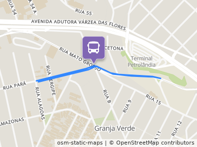 Mapa da parada