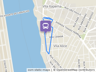Mapa da parada