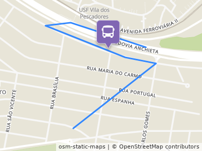Mapa da parada