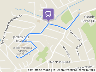 Mapa da parada