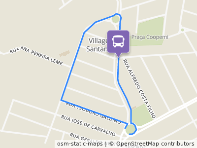 Mapa da parada