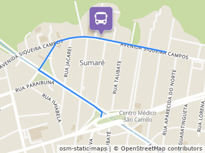 Mapa da parada