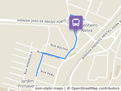 Mapa da parada