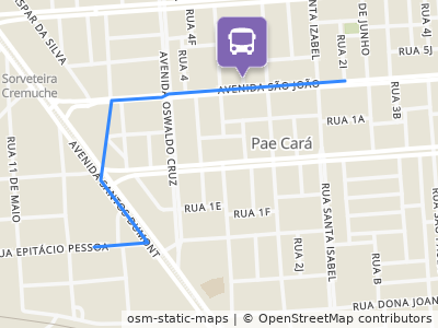 Mapa da parada