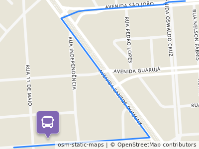 Mapa da parada