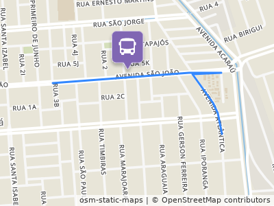 Mapa da parada