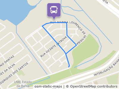 Mapa da parada