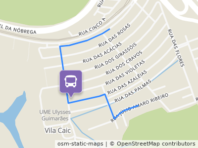 Mapa da parada