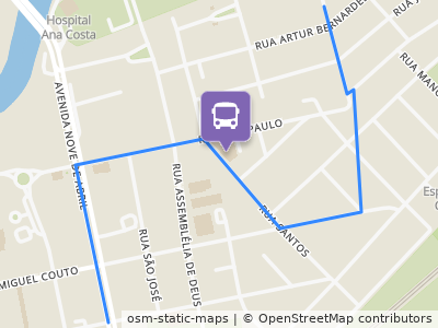 Mapa da parada