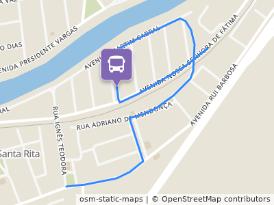 Mapa da parada