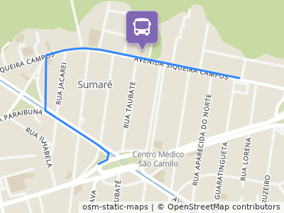 Mapa da parada