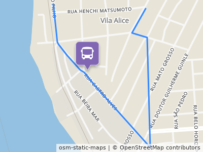 Mapa da parada