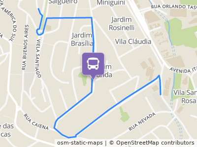 Mapa da parada